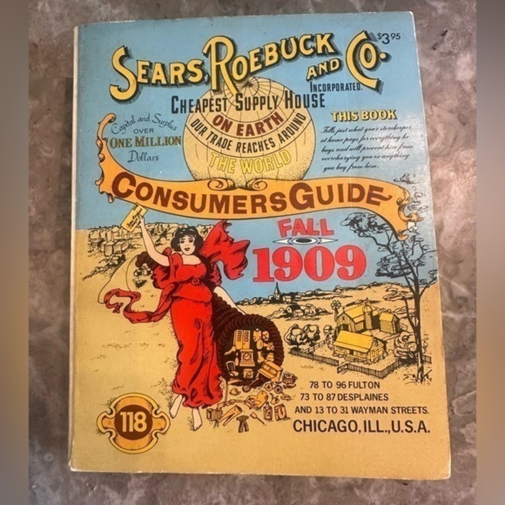 Vintage Sears Roebuck and Co. Consumer Guide Fall 1909